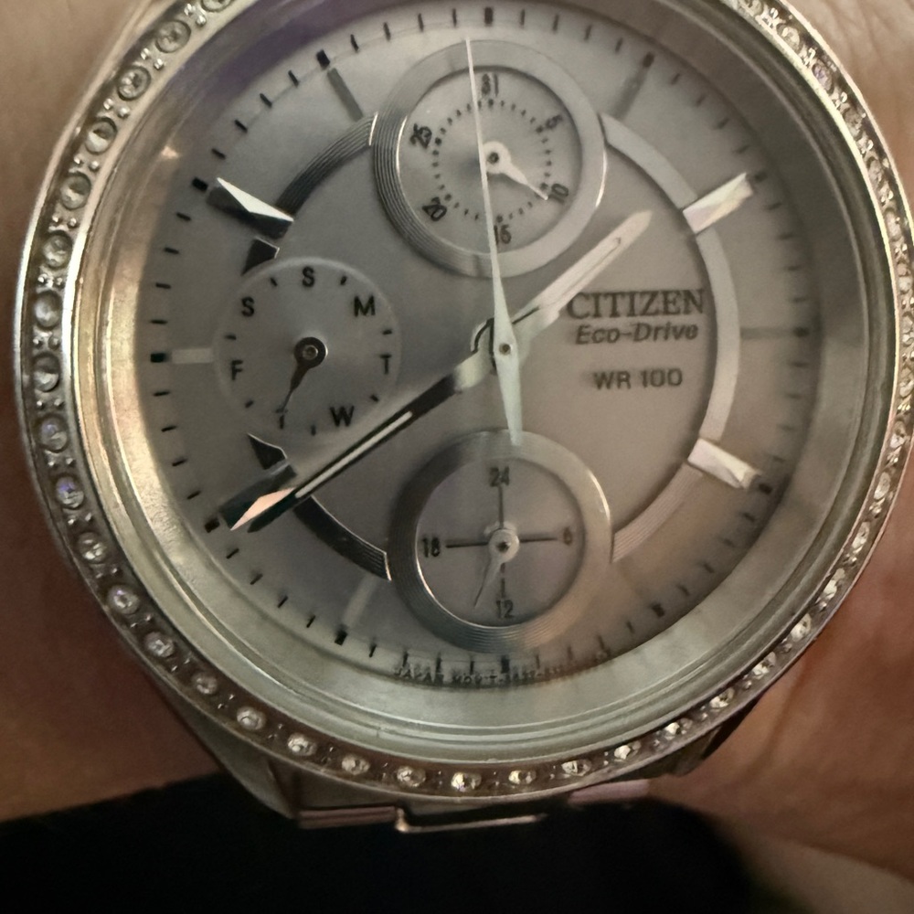 Citizen Eco-Drive Silver Chronograph Watch
